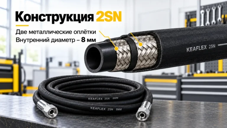 Рукав для мойки 2SN – надёжная работа под высоким давлением